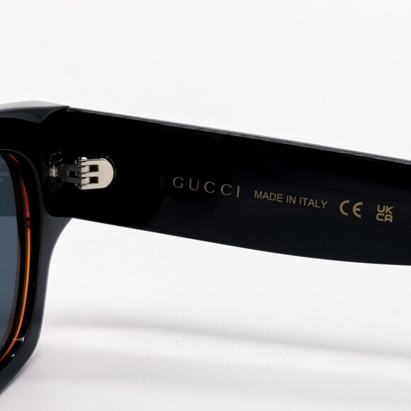 NEW GUCCI GG1794S 003 UNISEX BLACK GRAY SUNGLASSES GUCCI - Picture 9 of 10